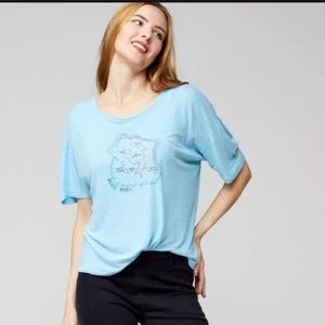 NWT Free People “Bora Bora” Beach House Linen Tee